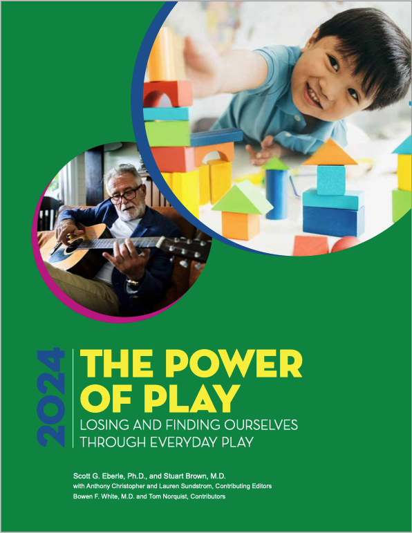 Cover of the report "The Power of Play - LOSING AND FINDING OURSELVES THROUGH EVERYDAY PLAY